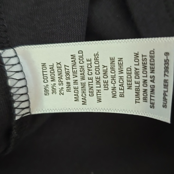 A.N.A WOMENS BLACK PETITE PLUS LONG SLEEVE TURTLENECK TOP SIZE PXXL - Picture 12 of 13